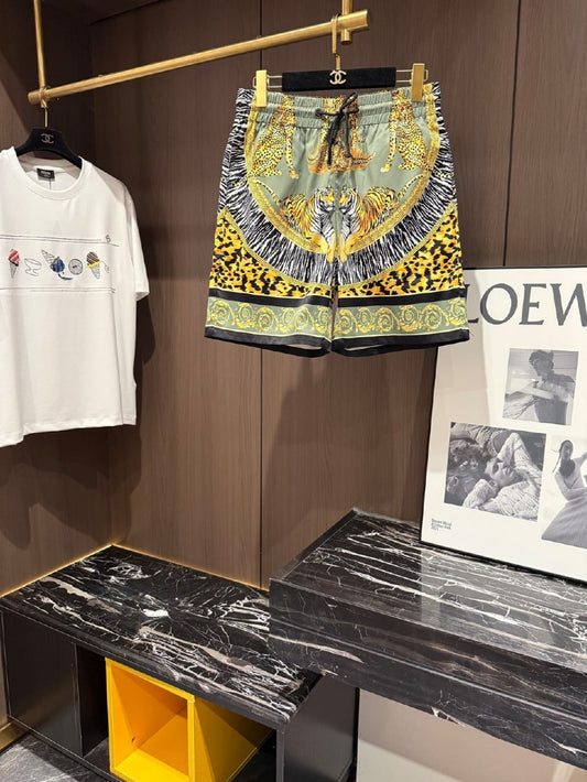 Versace Shorts - Green, Black