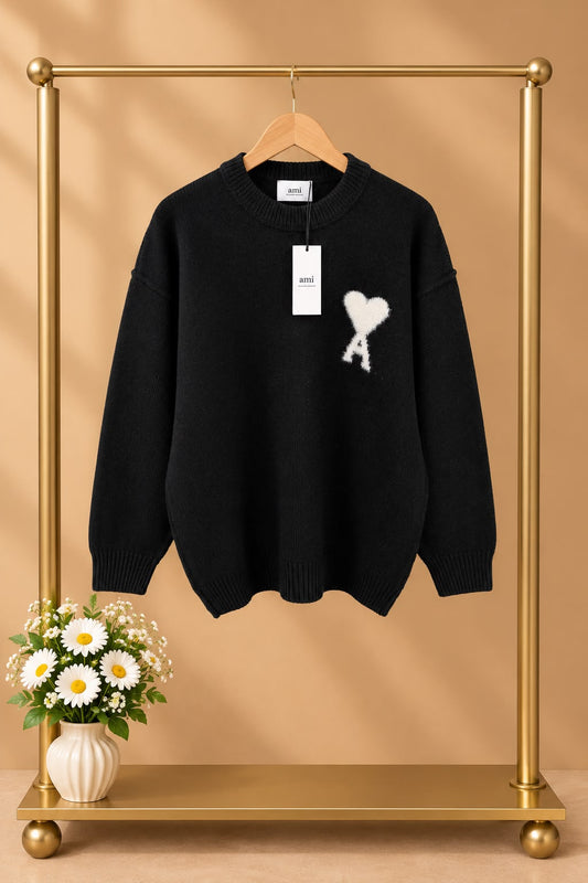 AMI Paris Sweater - Black
