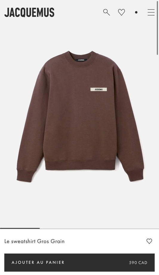 Jacquemus Sweater - Dark Brown