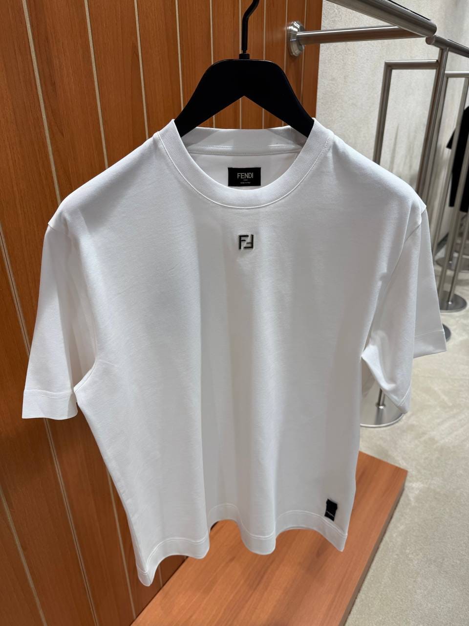 Fendi T-Shirt - Beige, Black, White