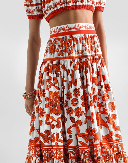 Dolce & Gabbana Off-Shoulder Set - White