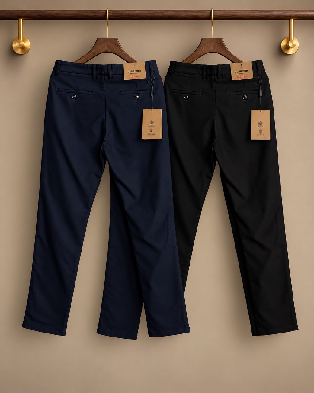 Burberry Pants - Navy, Black