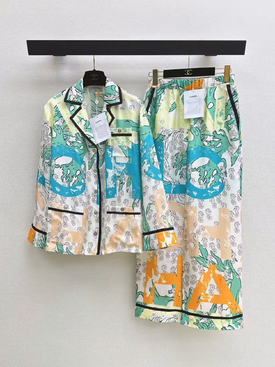 Chanel Notched-Lapel Set - Multi