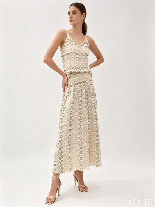 Missoni Set - Beige, Navy