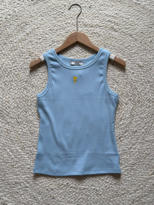 AMI Tank Top - Light Blue, Grey, White, Black