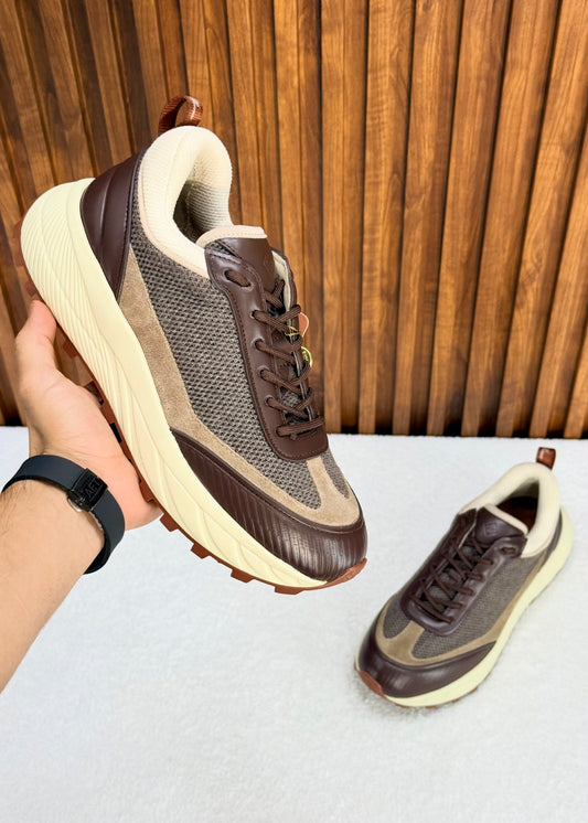 Loro Piana x New Balance Sneakers - Brown & Dark Grey