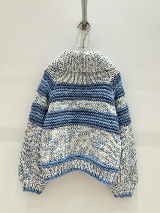 Chanel Horizontal-Stripe Jacket - White