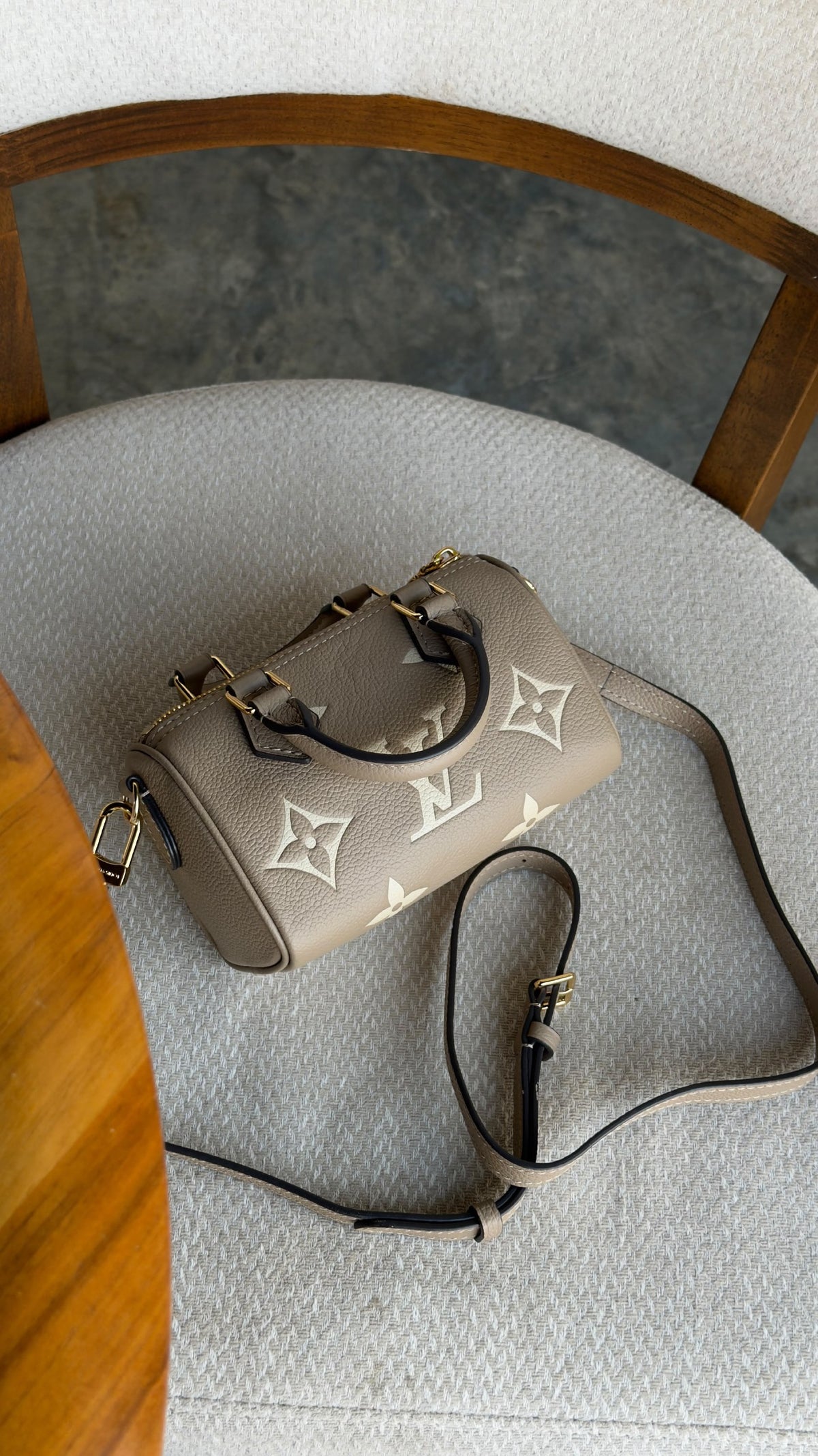 Louis Vuitton Compact Speedy Bag - Grey Monogram