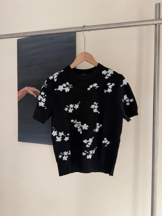 Chanel Knitted T-Shirt - Black, Navy