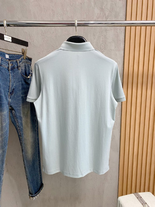 Burberry Polo Shirt - Light Blue