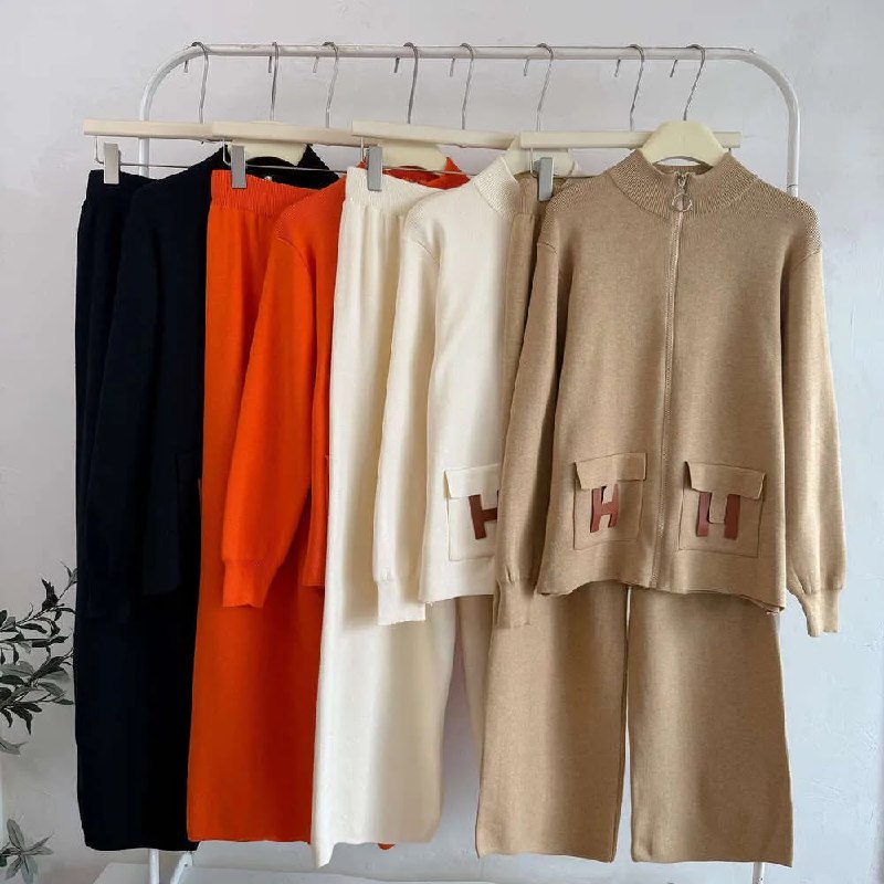 Hermès Set - Orange, White, Black, Beige