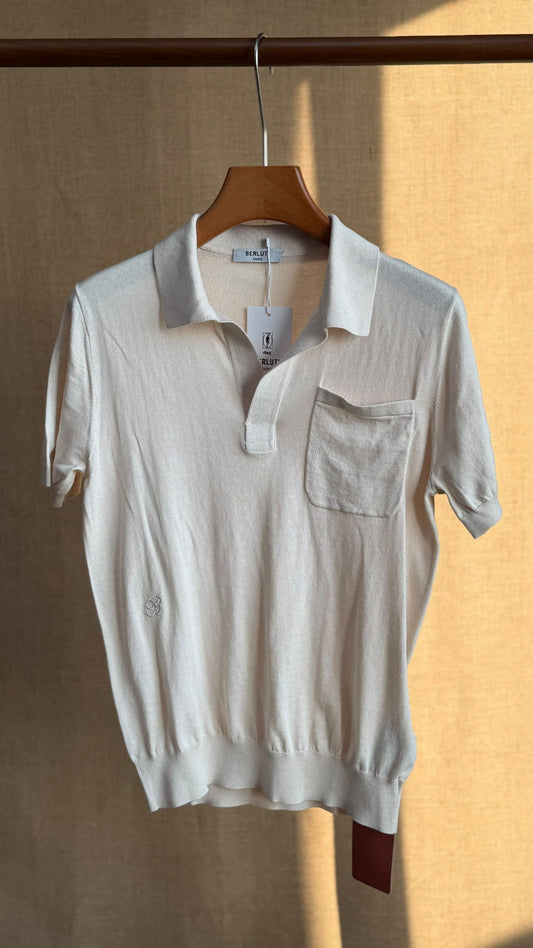 Berluti Polo Shirt - White, Blue