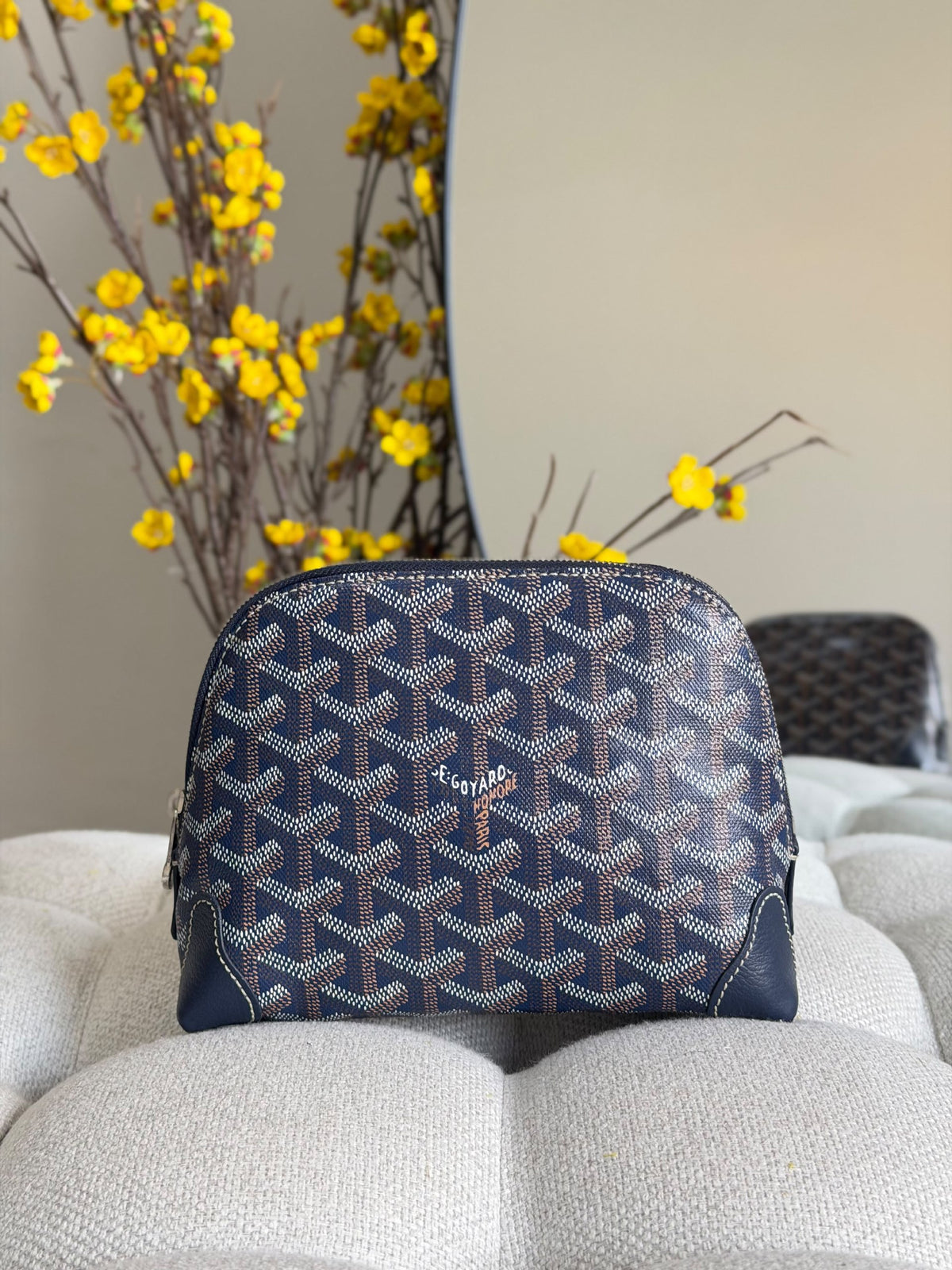 Goyard Makeup Bag - Green, Dark Grey, Blue, Orange, Burgundy, Navy