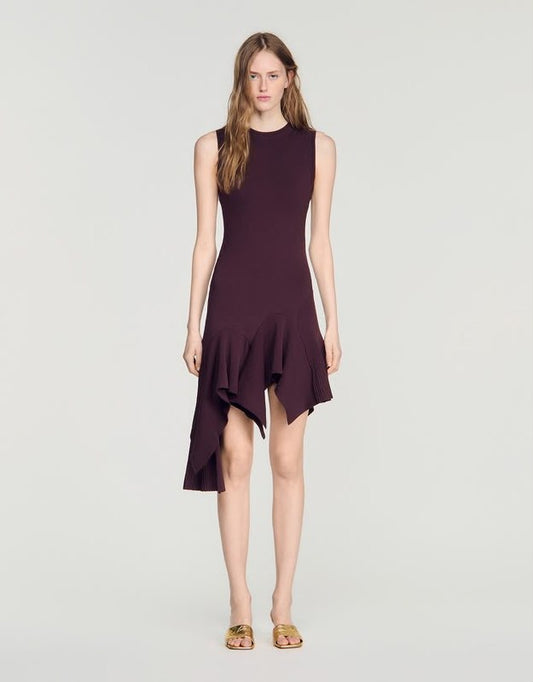 Sandro Dress - Burgundy