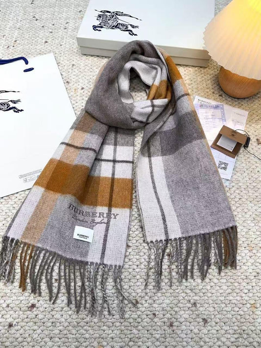 Burberry Plaid Scarf - Brown