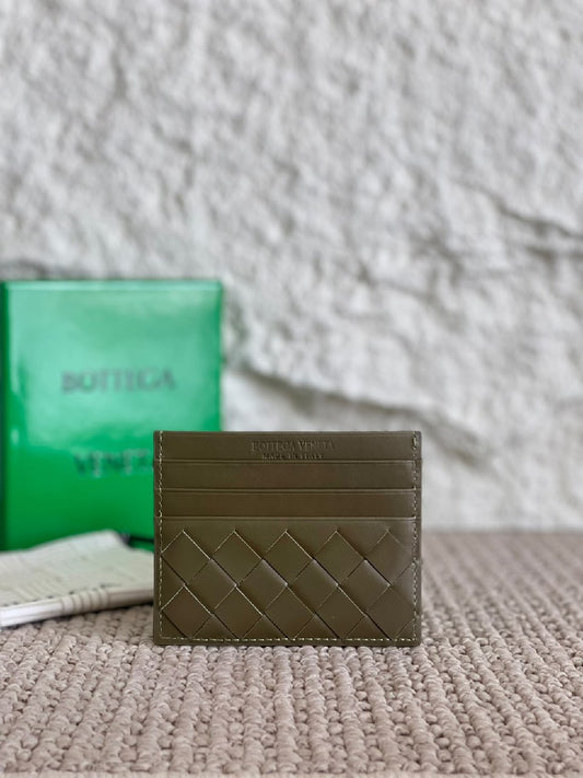 Bottega Veneta Card Holder - Green, Burgundy, Beige, Light Green, Navy, Brown