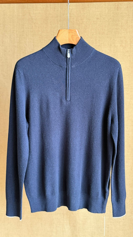 Loro Piana Polo Sweater - Navy