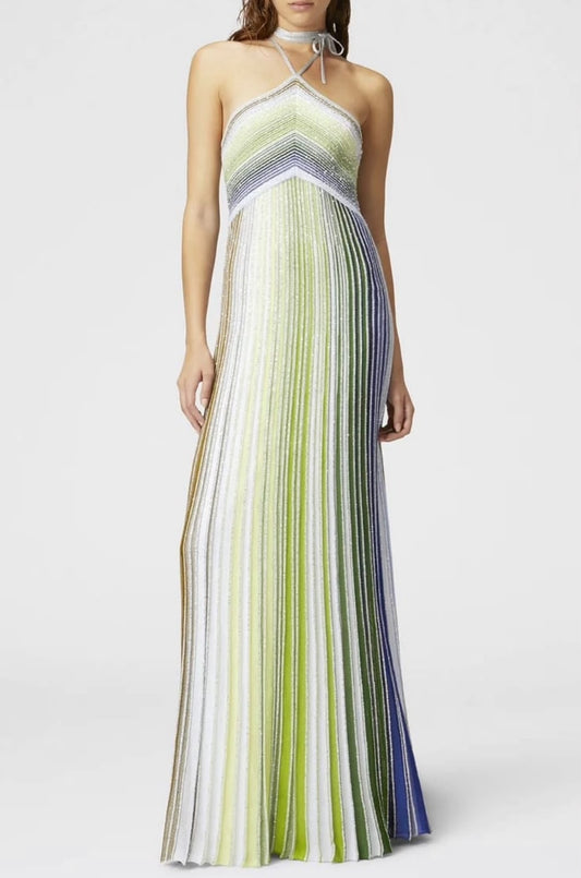 Missoni Striped Halter Dress - Multi