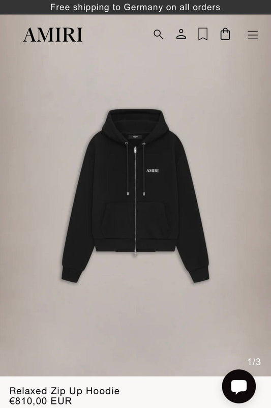 AMIRI Hoodie - Black