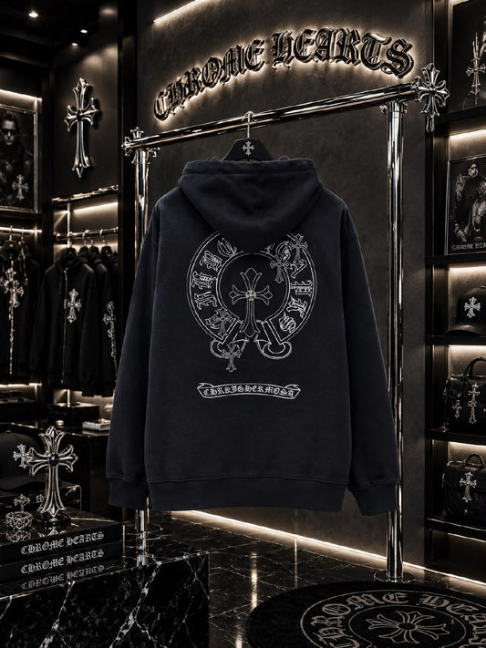 Chrome Hearts Hooded Jacket - Black