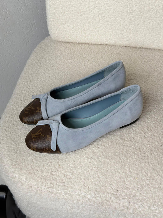 Louis Vuitton Ballerina - Grey & Brown Monogram
