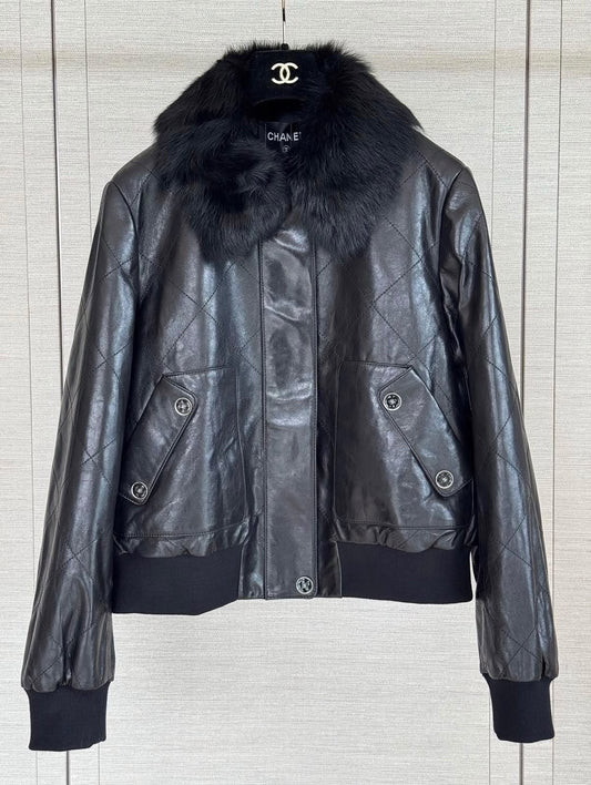 Chanel Bomber Jacket - Black