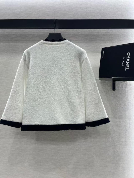 Chanel Bouclé Trim Set - White