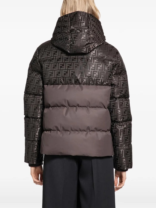 Fendi Hooded Jacket - Brown