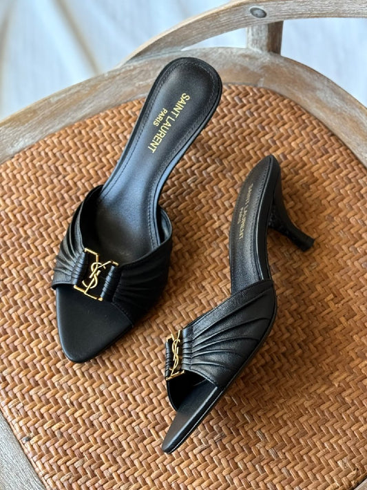 Saint Laurent Heels - Black, Burgundy
