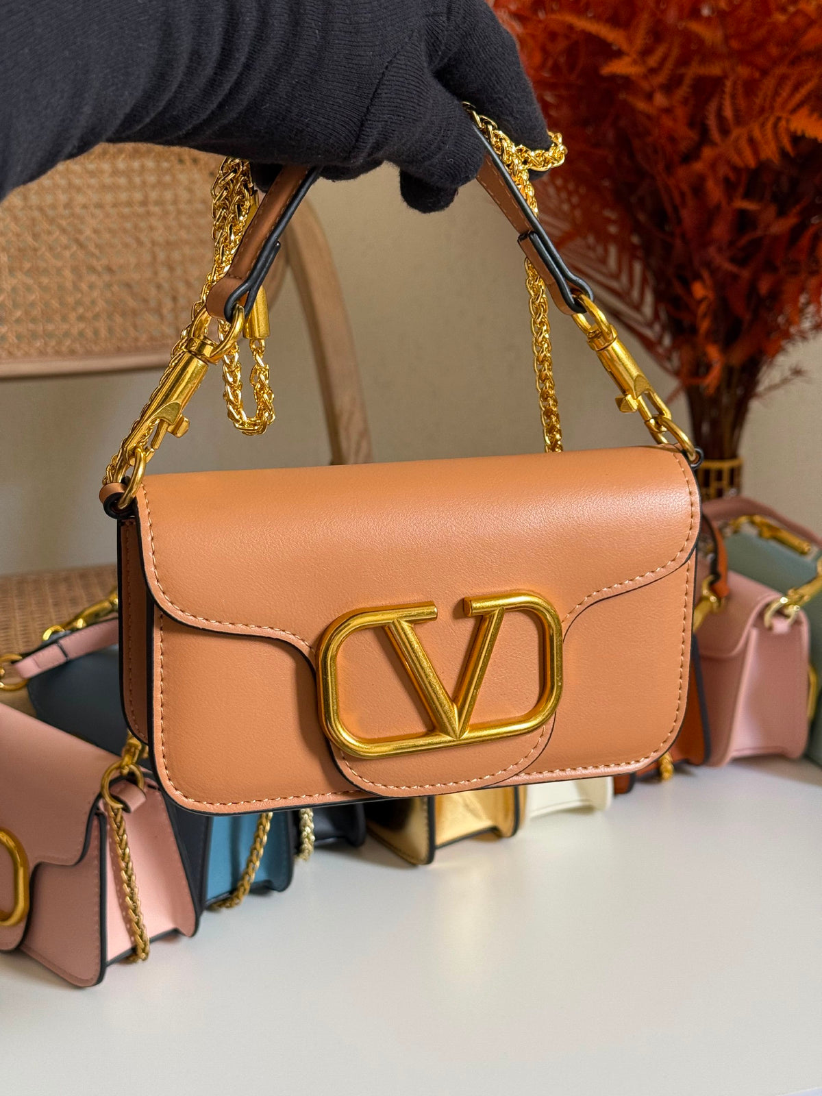 Valentino Shoulder Bag - Beige