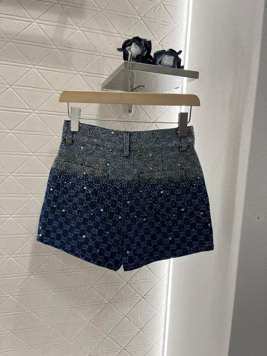 Gucci Shorts - Navy Monogram