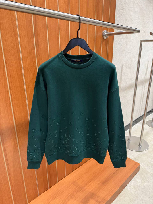 Louis Vuitton Sweatshirt Monogram Embossed - Navy, Green, Black