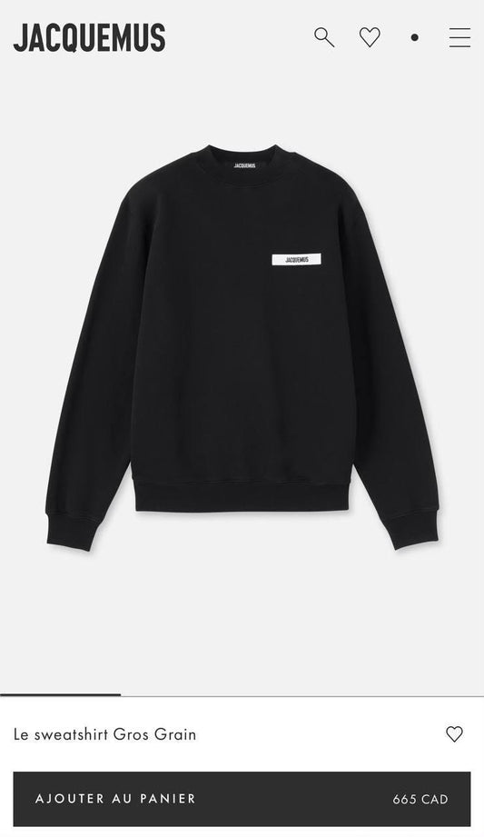 Jacquemus Sweater - Black