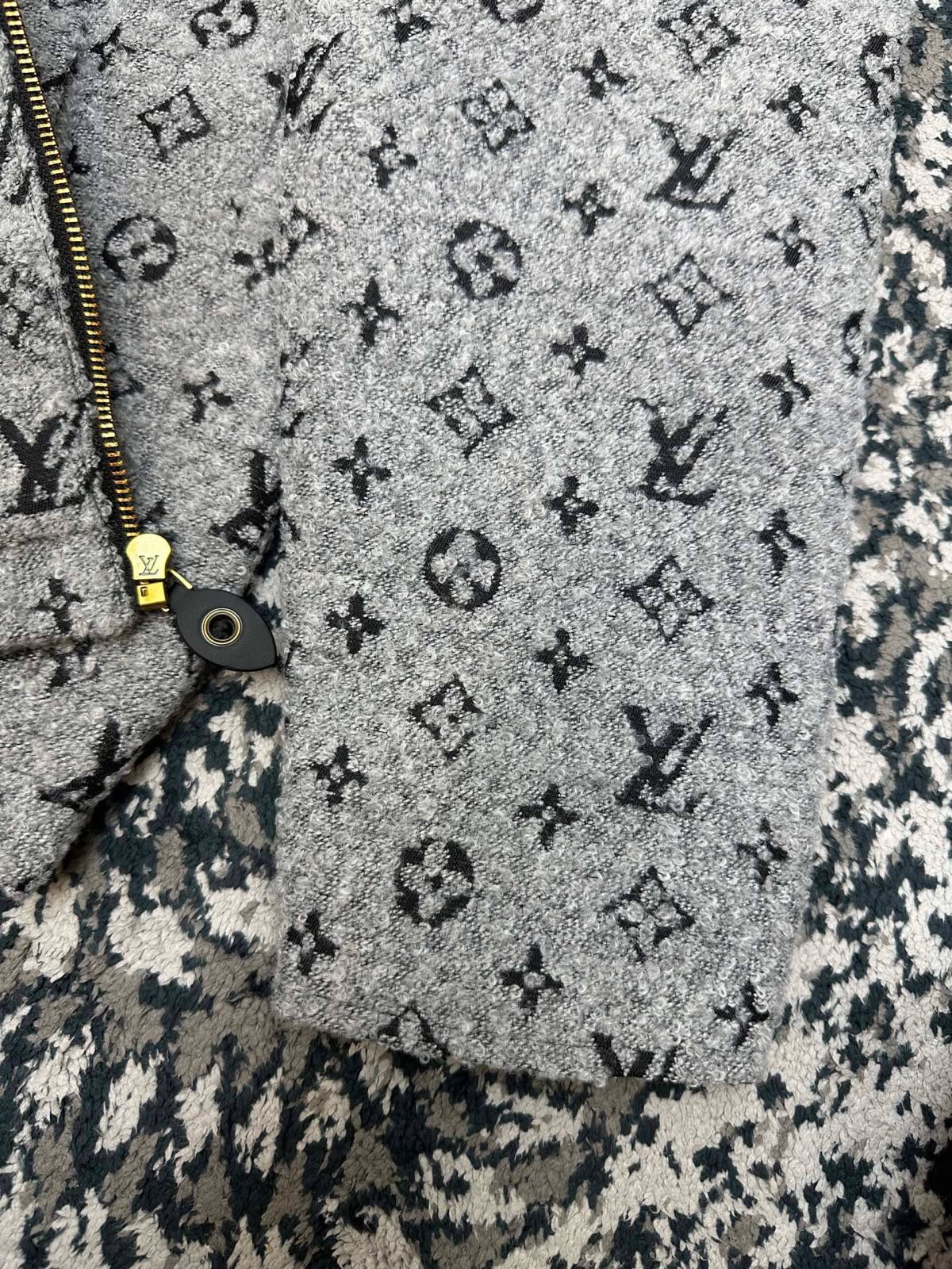 Louis Vuitton Hooded Jacket - Grey Monogram