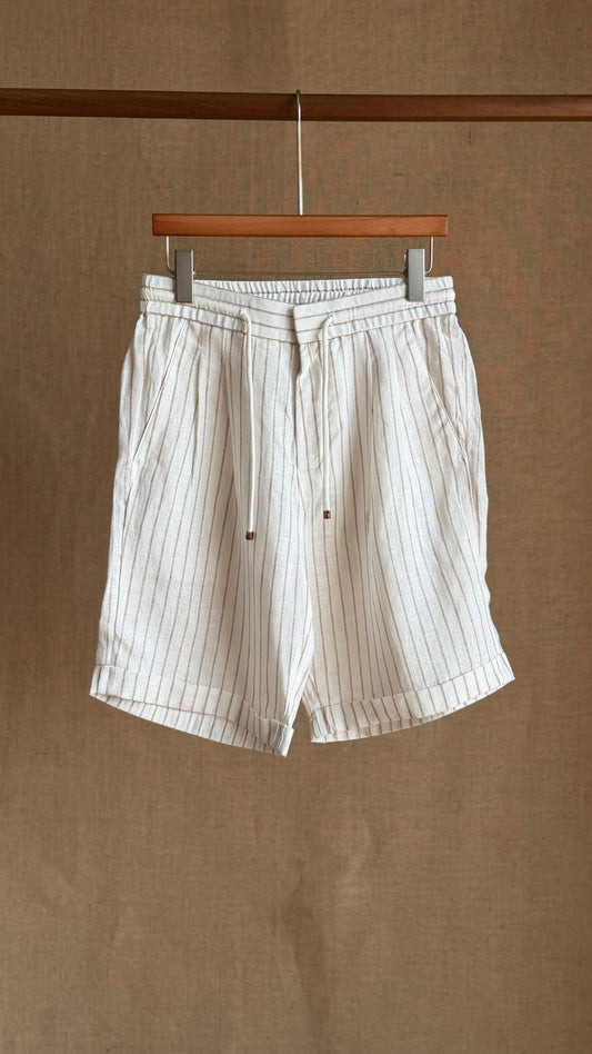 Loro Piana Shorts - Green, White, Brown