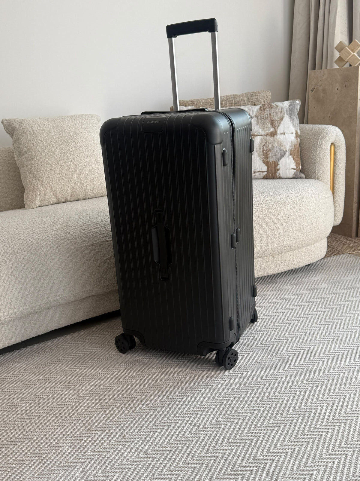 Rimowa Ribbed Trolley - Black