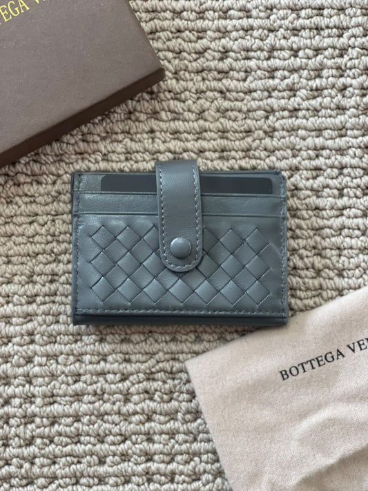 Bottega Veneta Card Holder - Grey, Blue, Black, Dark Grey