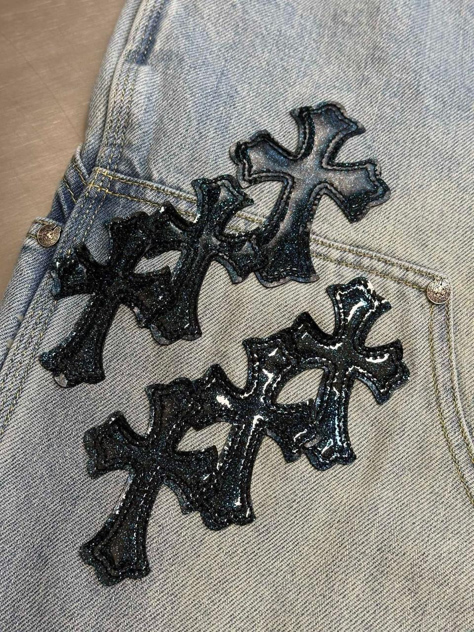 Chrome Hearts Jeans Pants