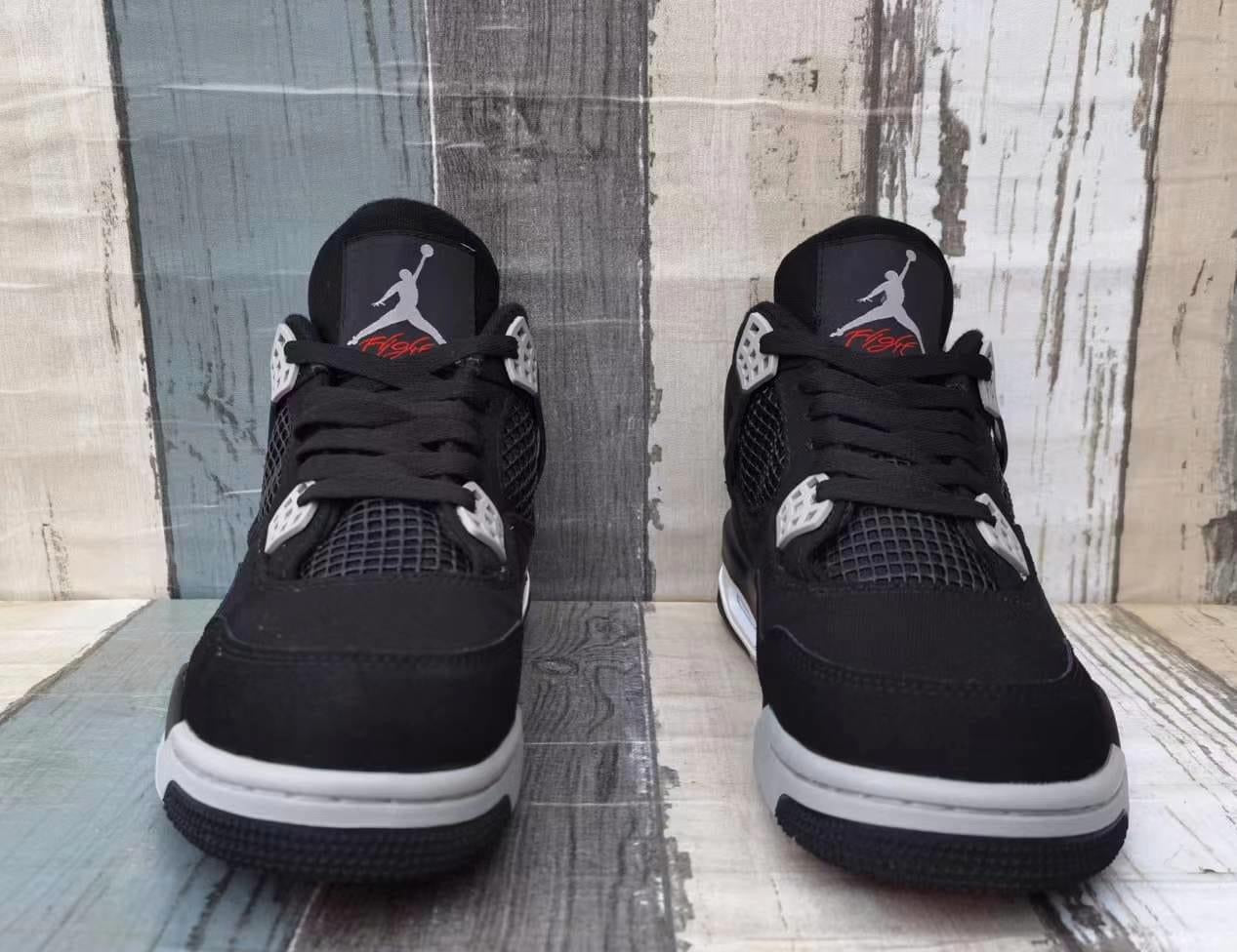 Jordan 4 black Canvas