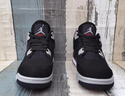 Jordan 4 black Canvas