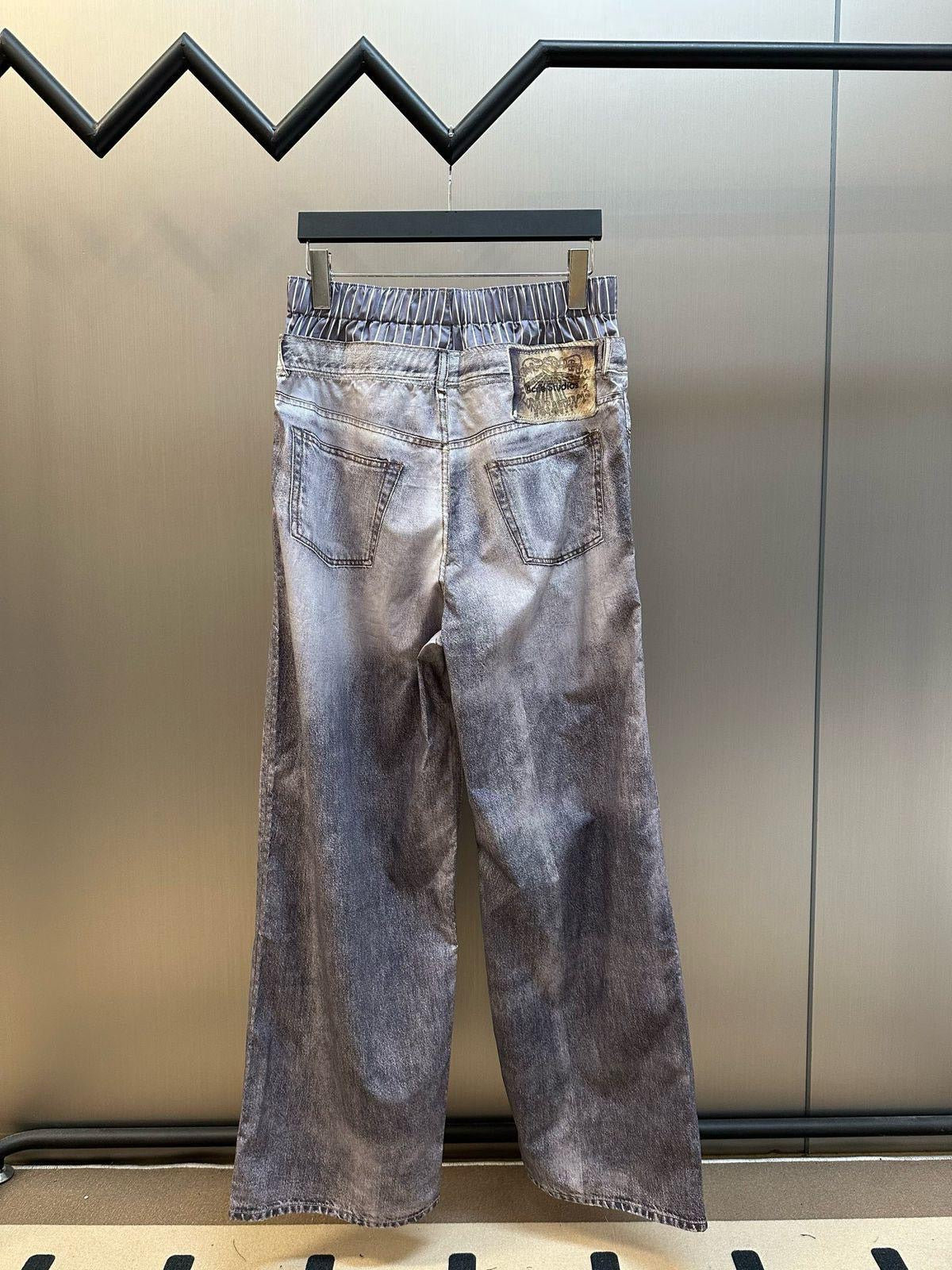 Acne Studios Wide Leg Jeans Pants