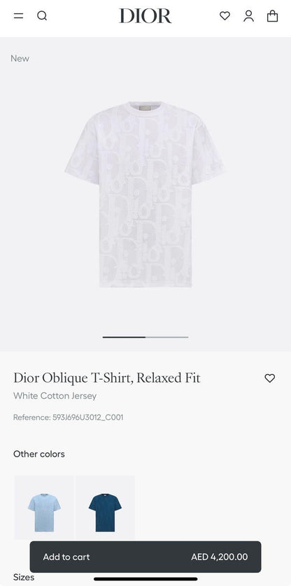 Dior T-Shirt 2 colors
