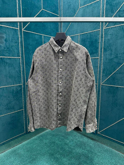 Louis Vuitton Denim Long Sleeve Shirt