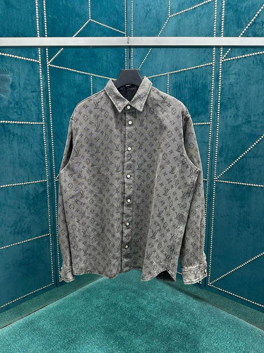 Louis Vuitton Denim Long Sleeve Shirt
