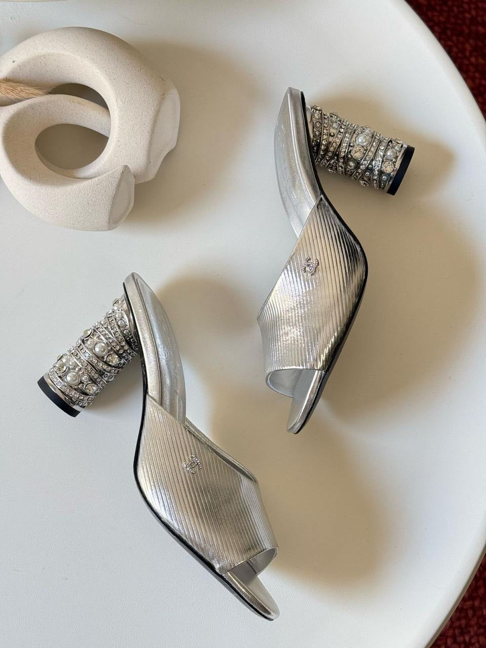 CHANEL HEELS 3 colors