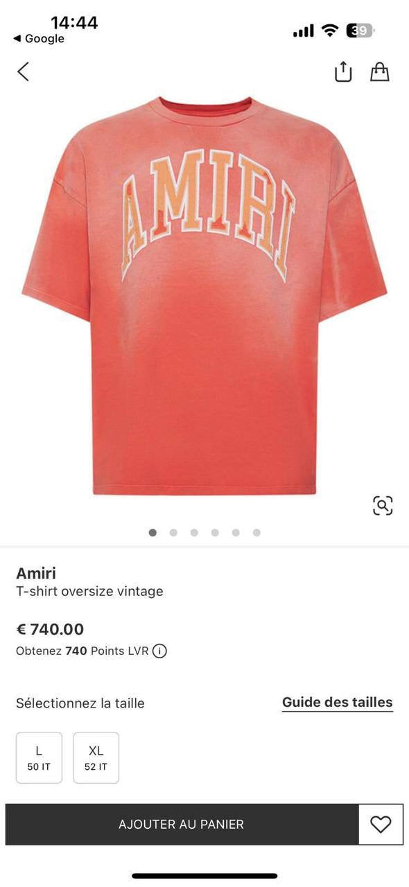 Amiri T-Shirt 3 colors