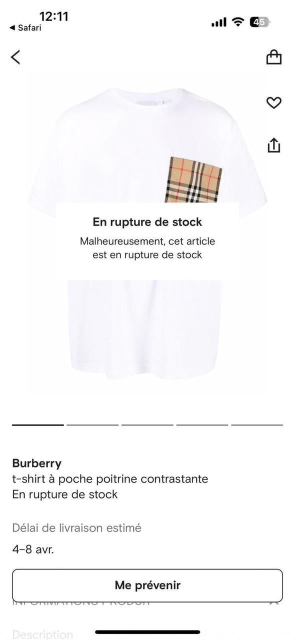 Burberry T-Shirt 4 colors
