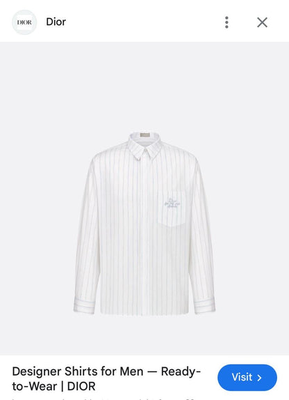 Dior Long Sleeve Shirt