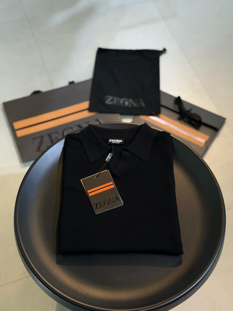 Zegna Cashmere Polo Shirt 3 colors
