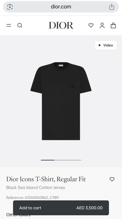 Dior T-Shirt 2 colors